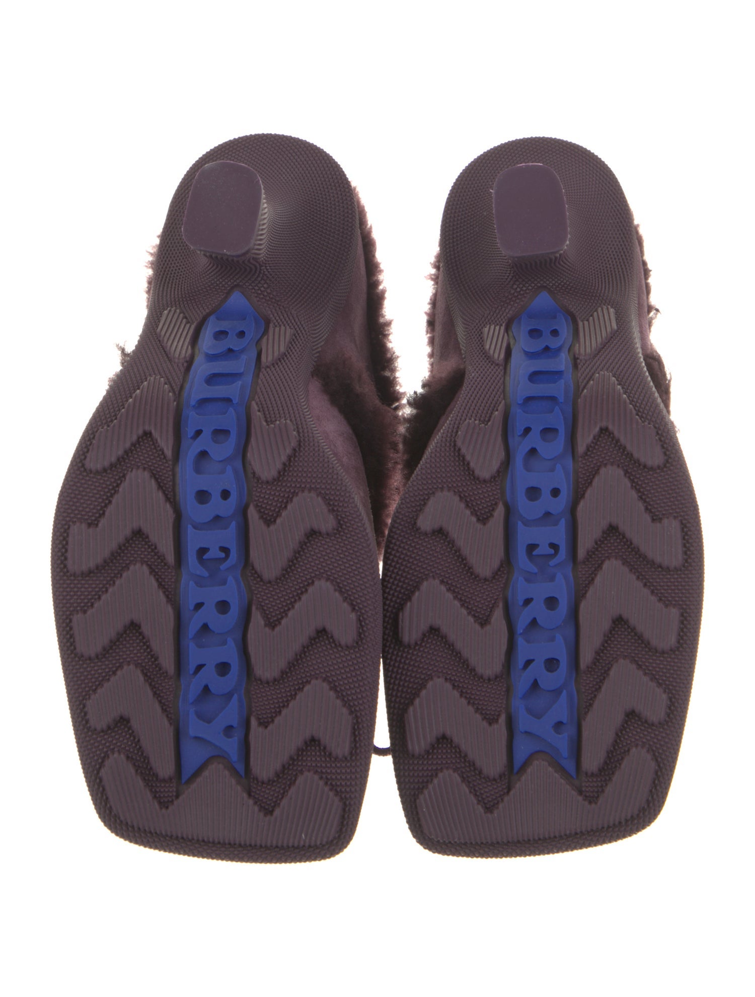 Burberry Suede Mules